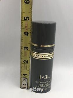 Vintage KL Perfumed Dusting Powder by Parfums Karl Lagerfeld, Paris