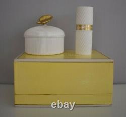 Vintage L'Air Du Temps Gift Set Sealed 6 oz Dusting Powder & 2 oz Spray Perfum