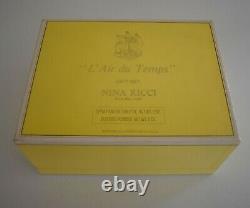 Vintage L'Air Du Temps Gift Set Sealed 6 oz Dusting Powder & 2 oz Spray Perfum