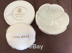Vintage L'Air Du Temps Nina Ricci perfume body dusting powder 100g/3.5 oz New
