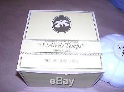 Vintage L Air du Temps 6 Oz Nina Ricci Perfumed Dusting Powder Unopened Mint