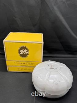 Vintage L'air du Temps Nina Ricci Perfumed Dusting Powder 6 oz Puff NEW WITH BOX