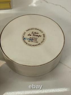Vintage L'air du Temps Nina Ricci Perfumed Dusting Powder 6 oz Puff Refill New