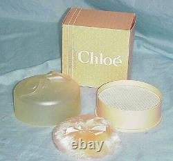 Vintage Lagerfeld Parfums Perfumed CHLOE Bath Body Dusting POWDER 5.25 Oz LARGE