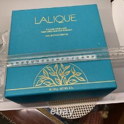 Vintage Lalique Perfumed Dusting Powder 5 oz. Cristal Collection-Paris NIB
