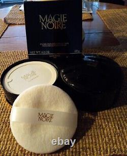 Vintage Lancome Magie Noire 6 Oz Perfumed Dusting Powder, Sealed Rare