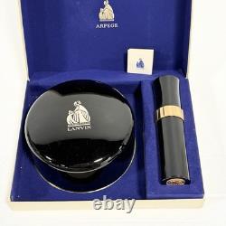Vintage Lanvin Arpege Gift Set Dusting Powder & Natural Spray Perfume with Box