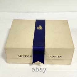 Vintage Lanvin Arpege Gift Set Dusting Powder & Natural Spray Perfume with Box