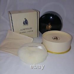 Vintage Lanvin Arpege Perfume Dusting Powder Original Box 8.25 oz
