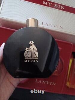 Vintage Lanvin My Sin Bath Oil Shaker Dusting Powder Charles of the Ritz France