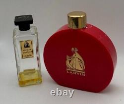 Vintage Lanvin Spanish Geranium Perfume & Powder 2 pcs