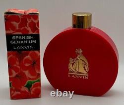 Vintage Lanvin Spanish Geranium Perfume & Powder 2 pcs