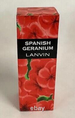 Vintage Lanvin Spanish Geranium Perfume Powder & Factice 4 pcs