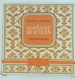 Vintage MADAME ROCHAS Dusting Powder Unused Original Rare Box 6 oz France/USA