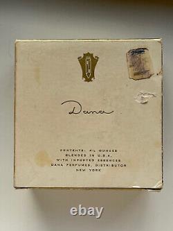 Vintage MIB 20 Carats Dana Perfumed Body Bath Powder & Puff 4 1/4 oz In Box