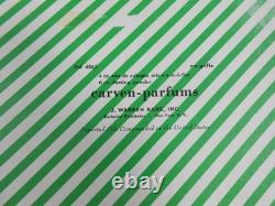 Vintage Ma Griffe by Carven Perfumes Dusting Powder withPuff 6oz. Plastic Box