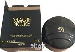 Vintage Magie Noire By Lancome Perfumed Dusting Powder Huge 6 Oz Sealed