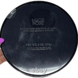 Vintage Magie Noire By Lancome Perfumed Dusting Powder Huge 6 Oz Sealed