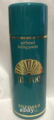 Vintage Maroc by Charles Revson Perfumed Dusting Powder 3 Oz. Almost Full