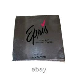 Vintage Max Factor Epris Perfumed Dusting Powder USA New Opened Box Luxury