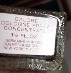 Vintage NEW Galore Germaine Monteil Cologne Spray 1.5oz & Dusting Powder Box Set