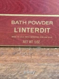 Vintage NIB Givenchy Perfume Bath Dusting Powder Sealed Box 5 Oz