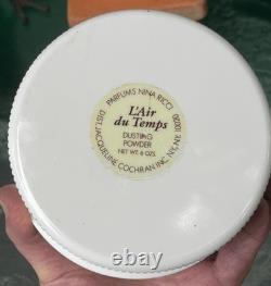 Vintage NIB Sealed Nina Ricci L'AIR du TEMPS Perfumed Dusting Powder 6oz Vintage NIB Sealed Nina Ricci L'AIR du TEMPS Perfumed Dusting Powder 6oz