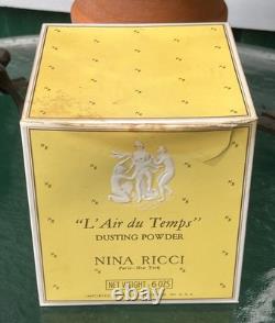 Vintage NIB Sealed Nina Ricci L'AIR du TEMPS Perfumed Dusting Powder 6oz