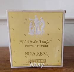 Vintage NIB Sealed Nina Ricci L'Air du Temps Perfumed Dusting Powder 6 OZ
