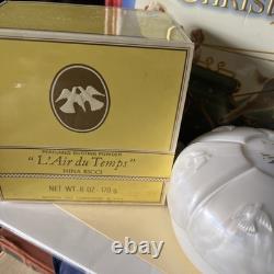 Vintage NIB Sealed Nina Ricci L'Air du Temps Perfumed Dusting Powder 6 OZ / 170g