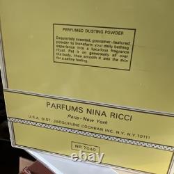 Vintage NIB Sealed Nina Ricci L'Air du Temps Perfumed Dusting Powder 6 OZ / 170g