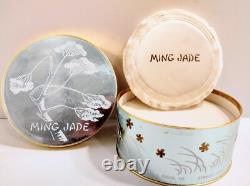 Vintage NOS Ming Jade Dusting Powder Stanley Home Products 3 x 4.5 x 4.75