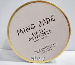 Vintage NOS Ming Jade Dusting Powder Stanley Home Products 3 x 4.5 x 4.75