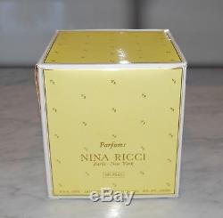 Vintage New In Box Nina Ricci L'air Du Temps Perfumed Dusting Powder Gold Dove