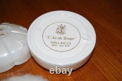 Vintage New Nina Ricci L'air Du Temps Perfumed Dusting Powder Body Talc 6 Ozs
