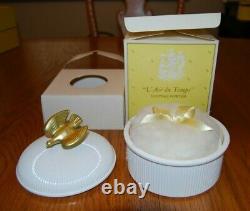 Vintage New Nina Ricci L'air Du Temps Perfumed Dusting Powder Gold Dove