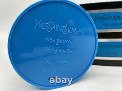 Vintage New YSL Rive Gauche Yves Saint Laurent Perfume Dusting Powder 6oz