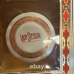 Vintage -New in box Lady Stetson gift set, cologne spray and dusting powder