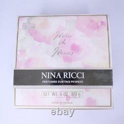 Vintage Nina Ricci Fleur de Fleurs Perfumed Dusting Powder 6 oz New Sealed Rare