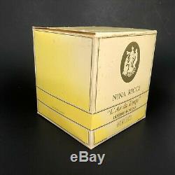 Vintage Nina Ricci L'Air Du Temps Dusting SEALED Powder 6oz & Puff & Box RARE