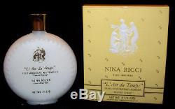 Vintage Nina Ricci L'Air Du Temps Perfumed Dusting Body Powder 3.5oz Talc NIB