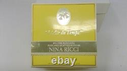 Vintage Nina Ricci L'Air Du Temps Perfumed Dusting Powder 6oz Sealed With Puff