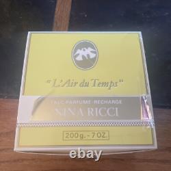 Vintage Nina Ricci L'Air du Temps Dusting Powder Recharge REFILL France NIB 200g