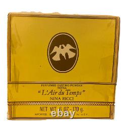 Vintage Nina Ricci L'Air du Temps Parfumed Dusting Powder 6 oz