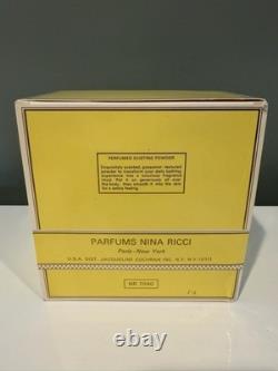 Vintage Nina Ricci L'Air du Temps Perfumed Dusting Powder 6 Oz Box Puff NOS