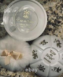 Vintage Nina Ricci L'Air du Temps Perfumed Dusting Powder 6 oz. SEALED