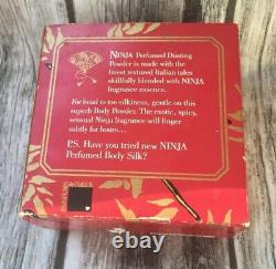 Vintage Ninja Perfumed Dusting Powder Parfums De Coeur 3 oz with Box New Rare