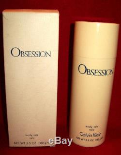 Vintage Obsession Body Talc 3.5 oz Calvin Klein Women's Fragrance Dusting Powder