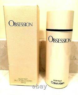 Vintage Obsession Body Talc 3.5 oz Calvin Klein women's fragrance dusting powder