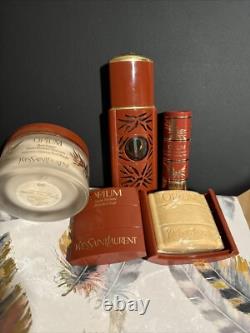 Vintage Opium Set YSL Parfume, Perfume Soap, Foaming Bath &Dusting Powder